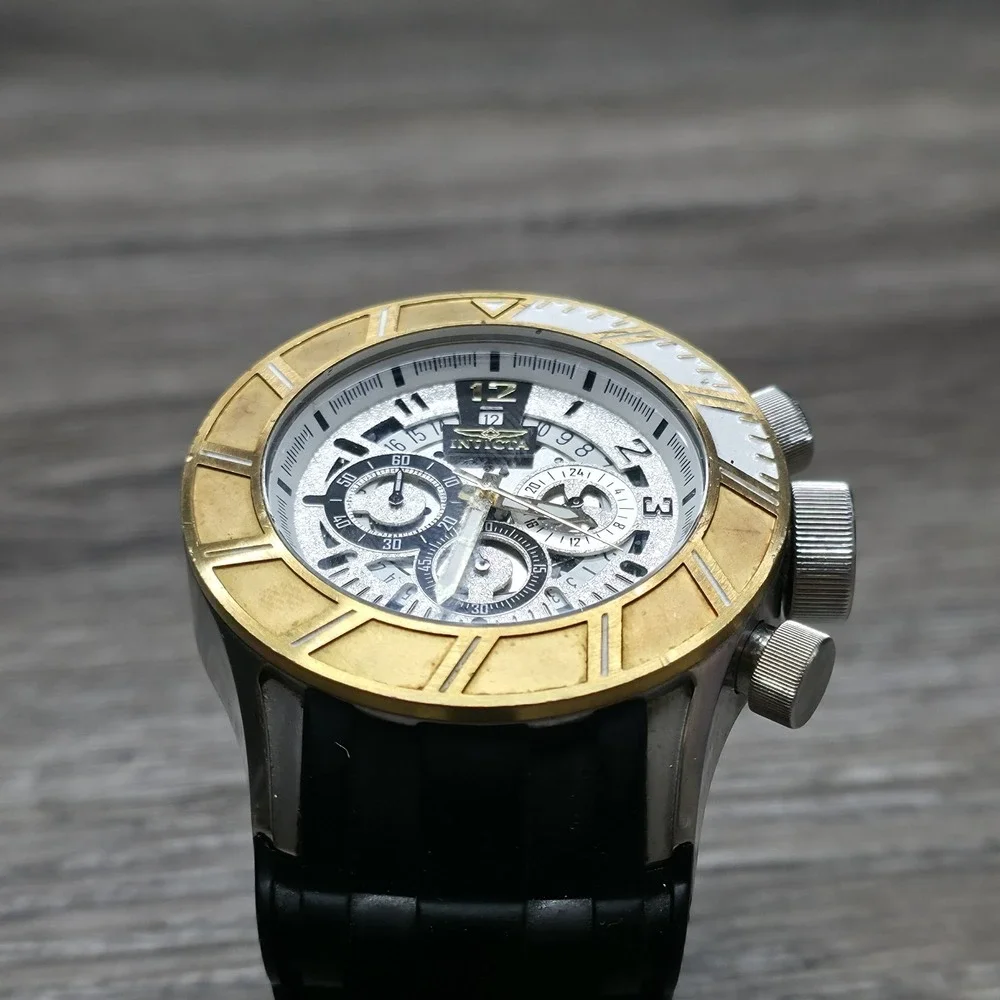 Invicta Pro Driver Model 14021 - Men's Watch - 50mm Stainless W/White Face
